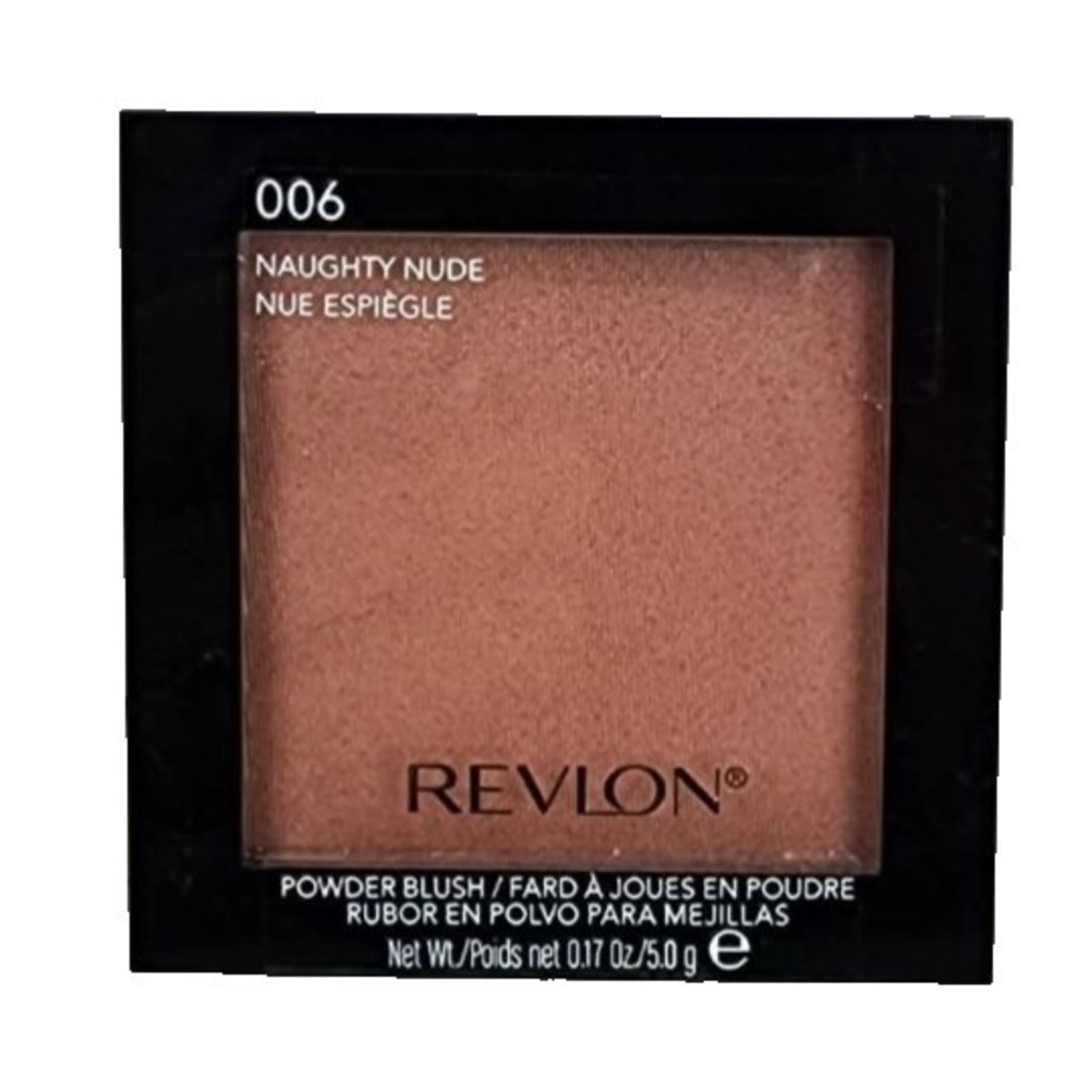 Revlon‎ Powder Blush 006 Naughty Nude Hue Espiegle Buildable Color New-Sealed